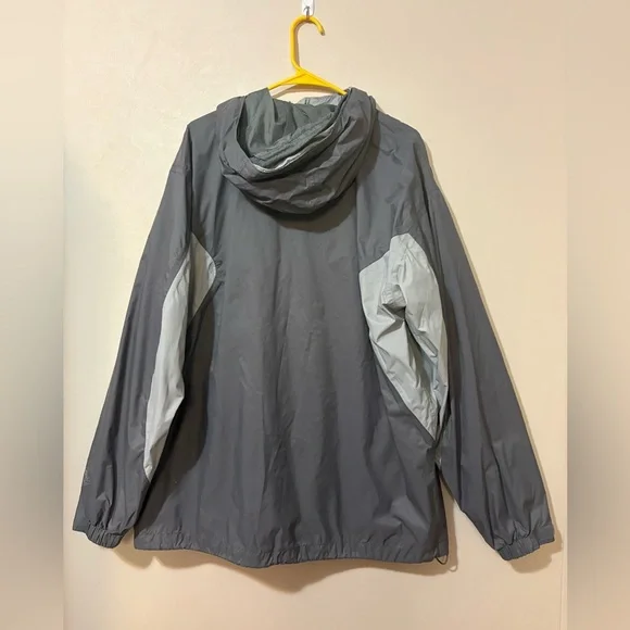 Columbia Men’s Gray Packable jacket rain jacket size large - Picture 6 of 12